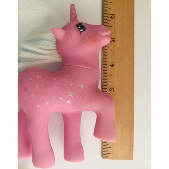 MLP Twice As Fancy Milky Way Pink Unicorn My Little Pony Figure Hasbro 1987 Vtg - Picture 6 of 7